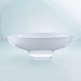 B&W large white bowl