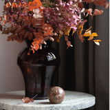 TROPHY vase chocolate brown