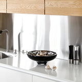 in-between large black bowl with black splashes