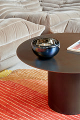 DECO round navy blue bowl