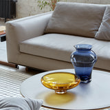 TRANSLUCENT large amber bowl