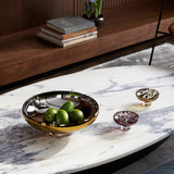 DECO mini splashed purple bowl