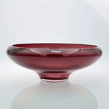 TRANSLUCENT deco large purple bowl