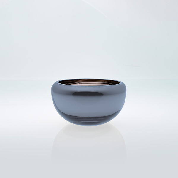 DECO round navy blue bowl