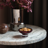 DECO mini splashed red bowl