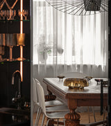 DECO JAZZ splashed amber bowl