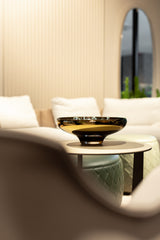 DECO large amber bowl