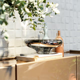 DECO large splashed mirror bowl