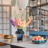 TROPHY vase navy blue