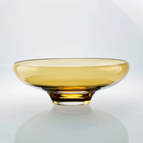 TRANSLUCENT large amber bowl