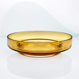 TRANSLUCENT moon large amber bowl