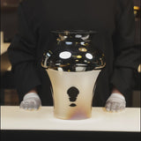 TROPHY vase titanium