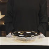 DECO flat splashed mirror bowl