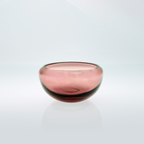 TRANSLUCENT round purple bowl