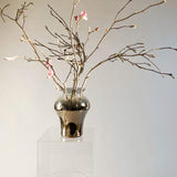 TROPHY vase titanium