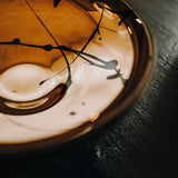 TITAN large splashed black bowl