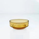 TRANSLUCENT moon medium amber bowl