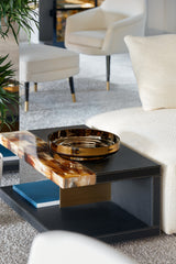 MOON large bowl amber