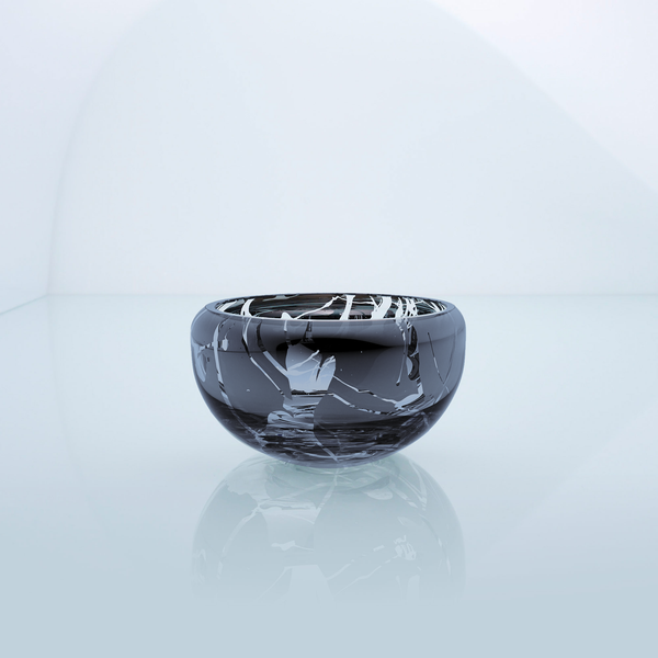 DECO small round navy blue bowl