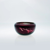 DECO splashed purple round bowl
