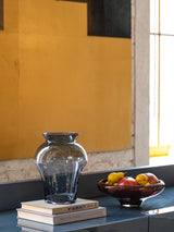 TROPHY vase navy blue