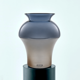 TROPHY vase titanium navy blue