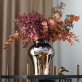 TROPHY vase titanium chocolate brown