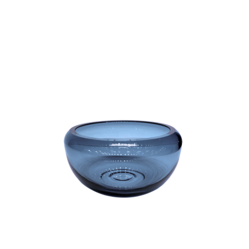 small round navy blue bowl (translucent)