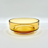 TRANSLUCENT moon medium amber bowl