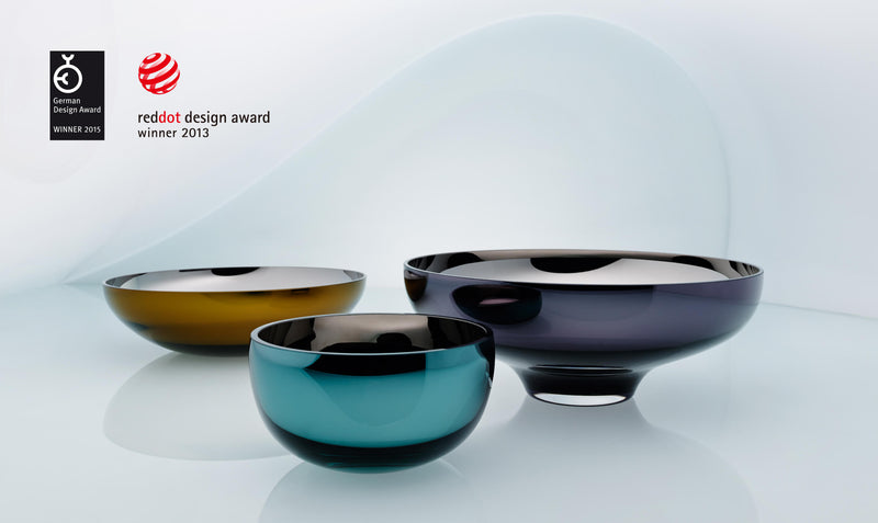 red dot design award glass bowls. an&angel red dot winner bowl collection