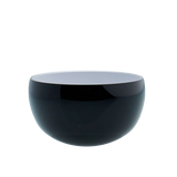 black&white large round bowl