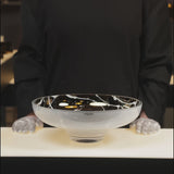 TITAN large white bowl with splashes