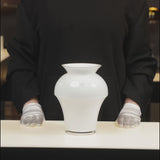 KING white vase