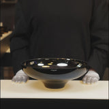 IN-BETWEEN large black bowl