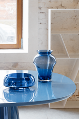 TRANSLUCENT deco jazz navy blue bowl