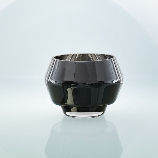 cube DECO black-mirror bowl
